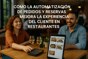 pedidos en mesa y reservas